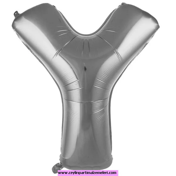 Y Gümüş Folyo Balon 